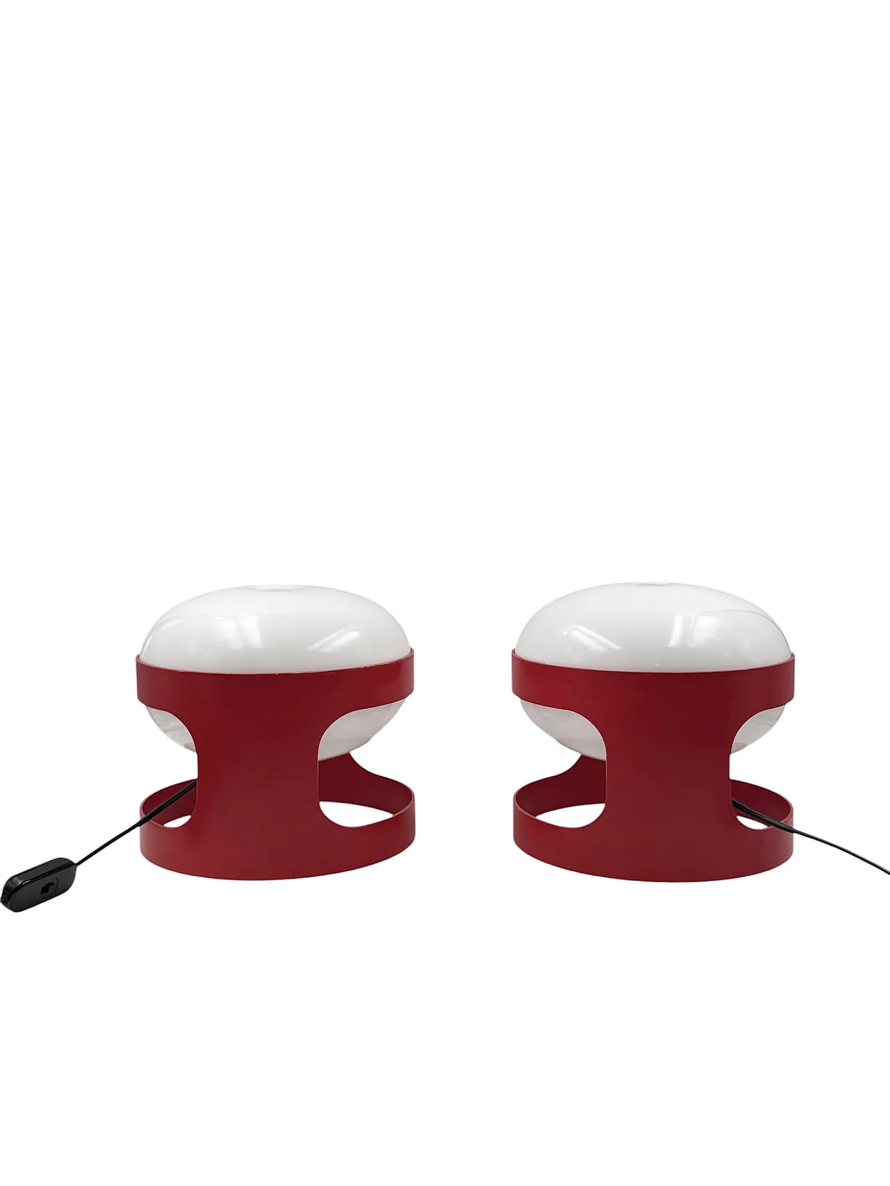 Joe Colombo, set di 2 lampade da tavolo mod. KD27, Kartell Italia 1970 13