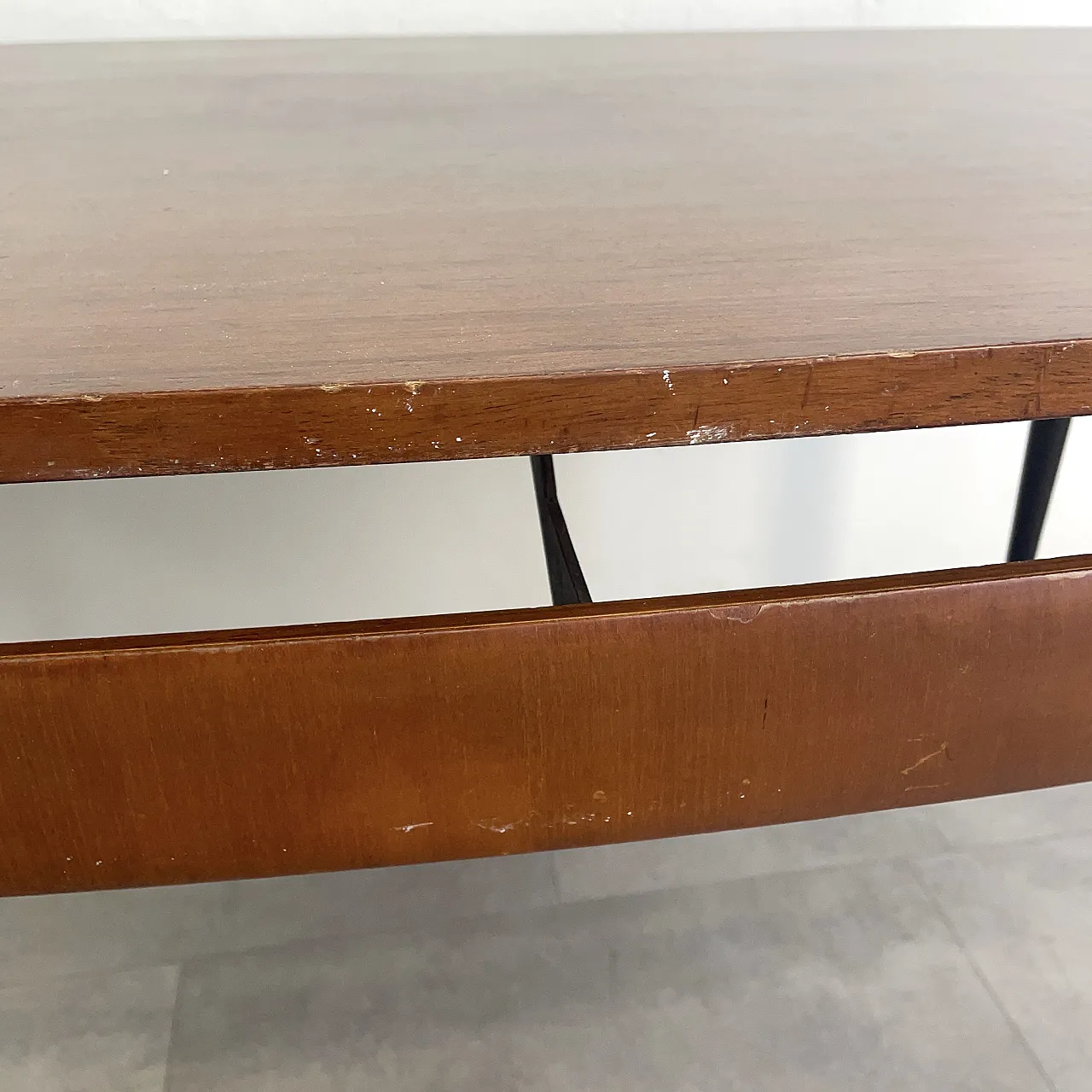 Oval table or desk by Silvio Cavatorta, 1960s 14