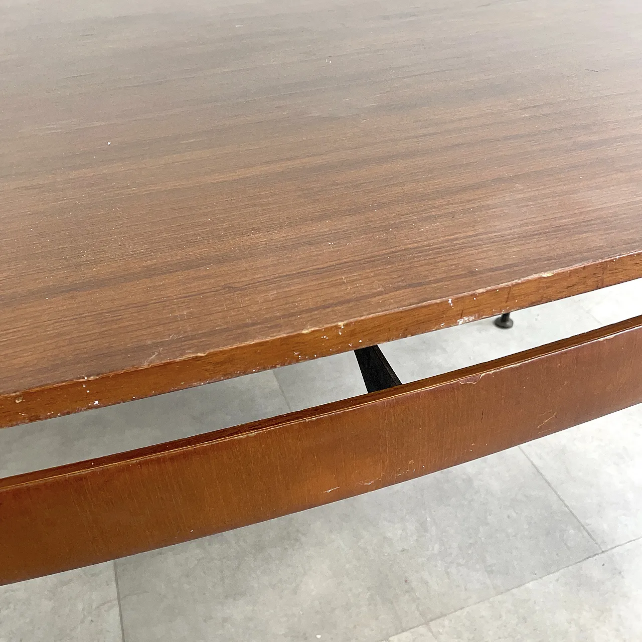 Oval table or desk by Silvio Cavatorta, 1960s 15