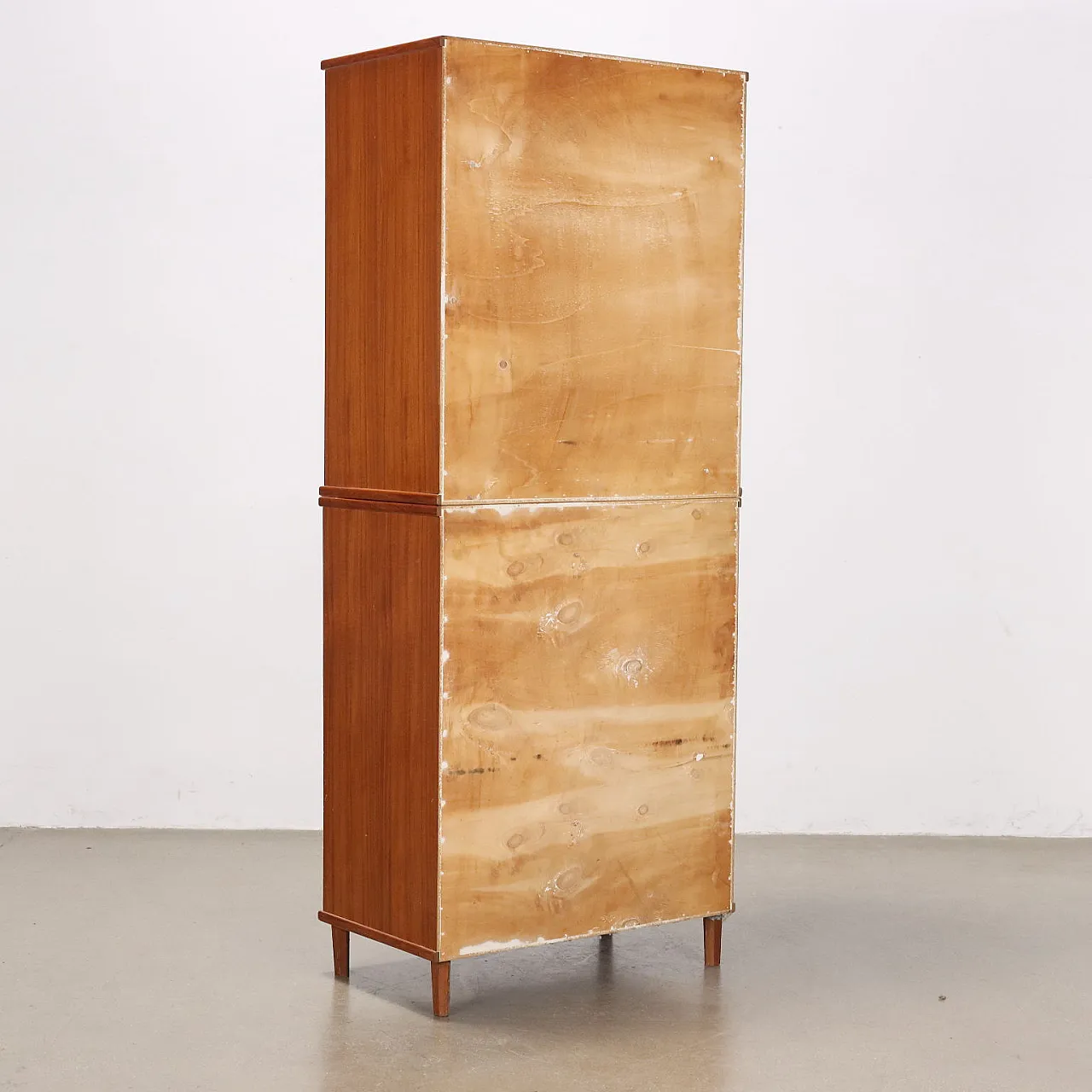 Mobile vetrina impiallacciata in teak, anni '60 7