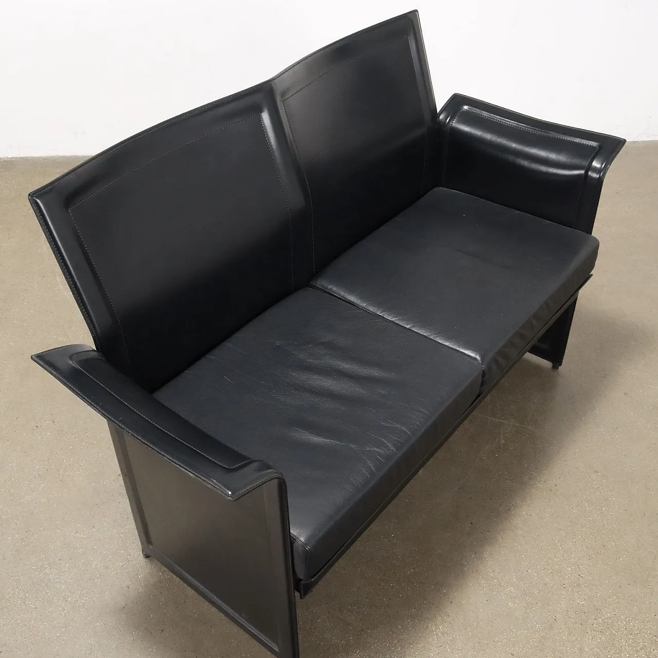 Divanetto in pelle, fine '900 6