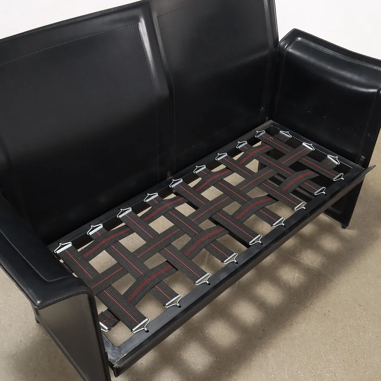 Divanetto in pelle, fine '900 7