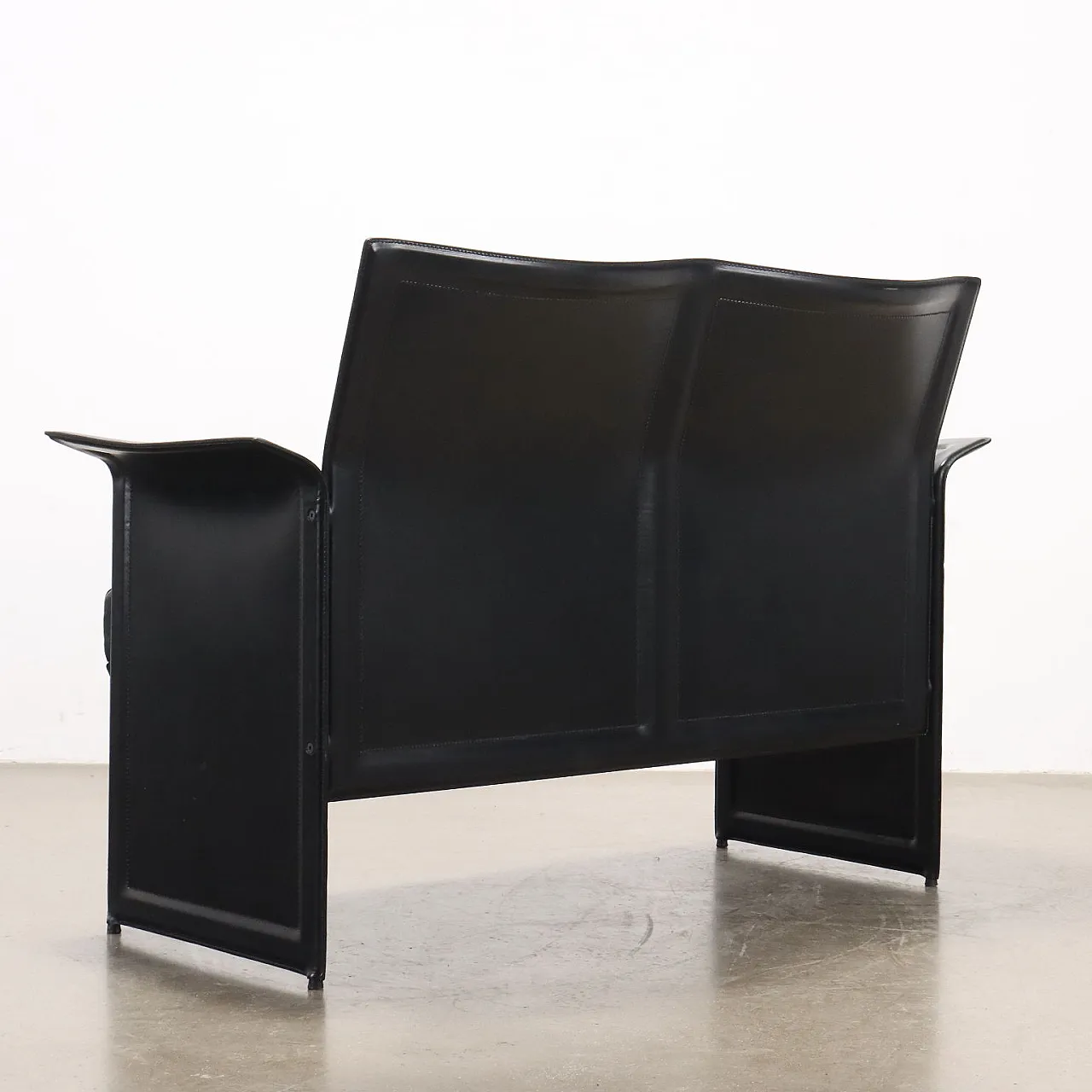 Divanetto in pelle, fine '900 8