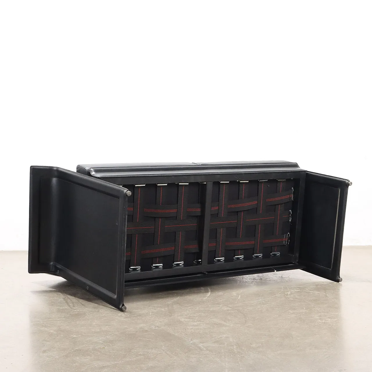 Divanetto in pelle, fine '900 10