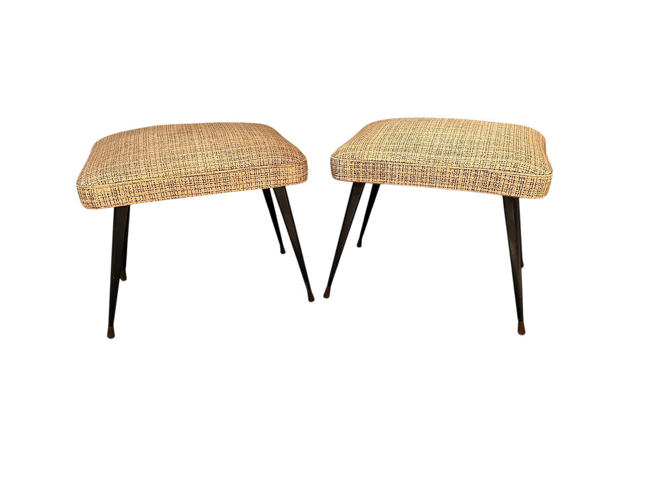 Pair of stools Mid Century Italian Design, 50s 10