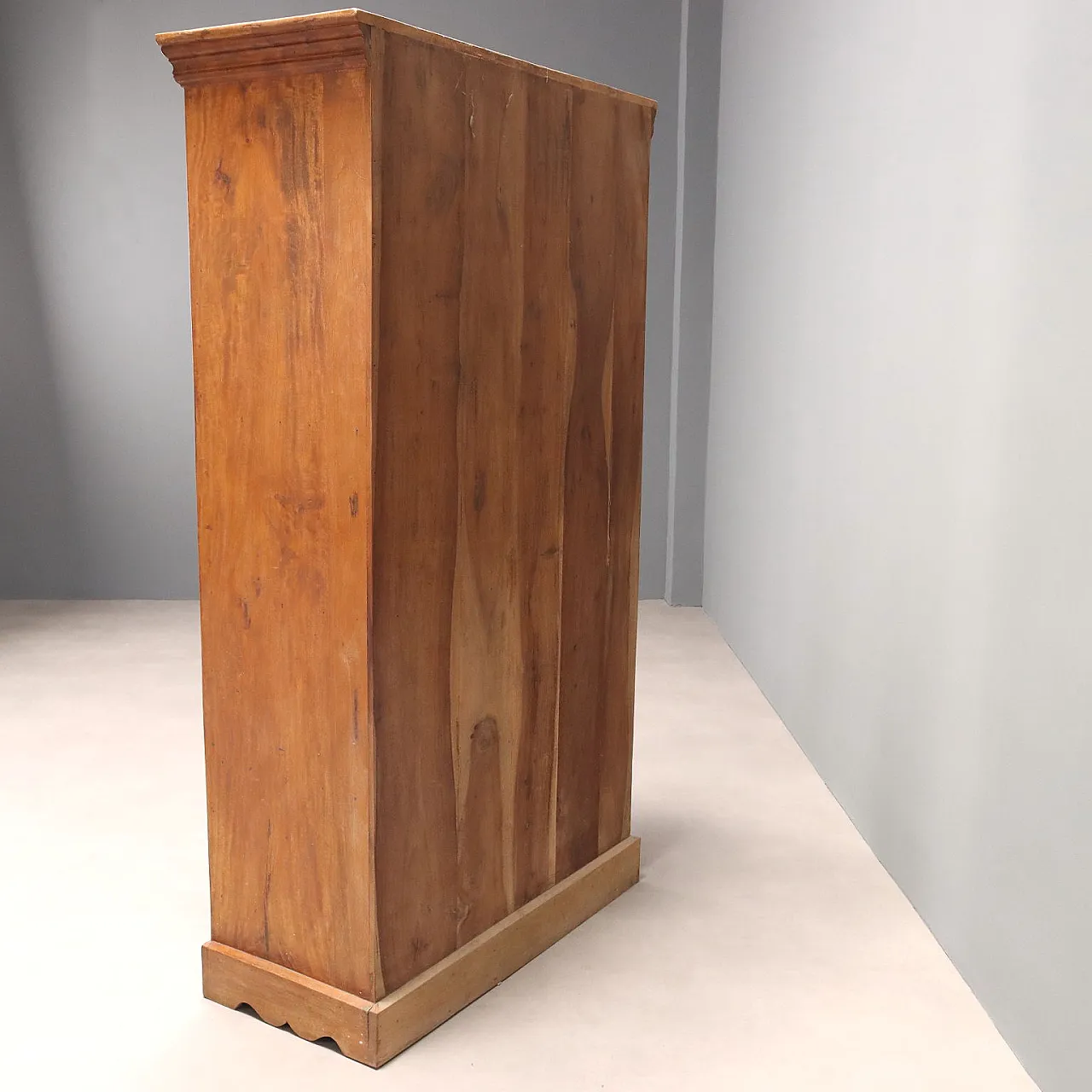 Indian open bookcase in exotic solid wood, 20th century 9