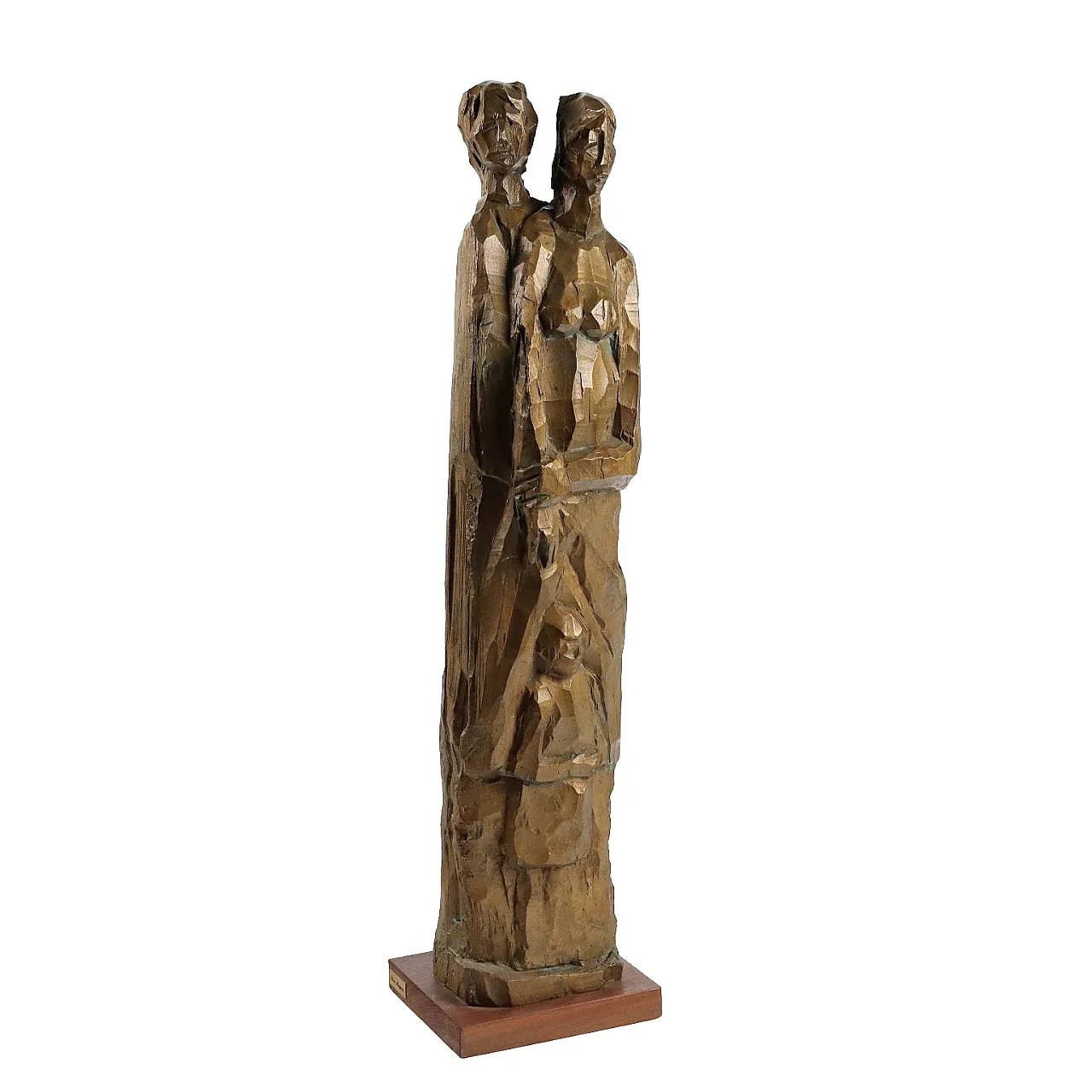 Piero Maggioni, famiglia, scultura in bronzo 1