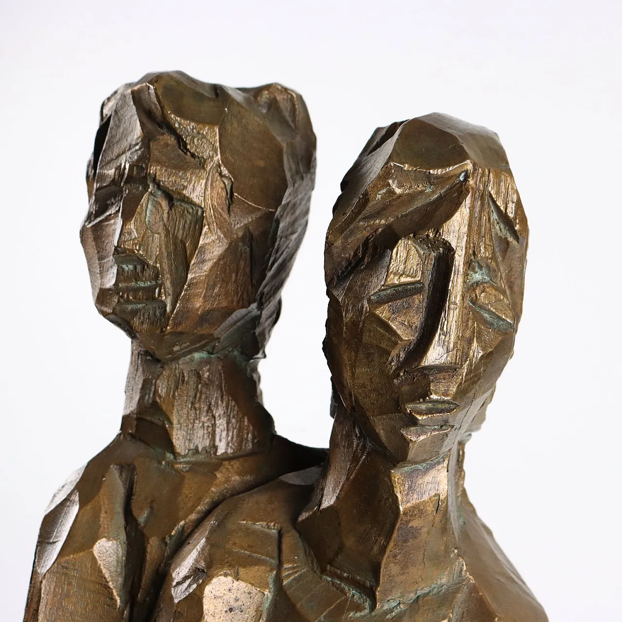 Piero Maggioni, famiglia, scultura in bronzo 3