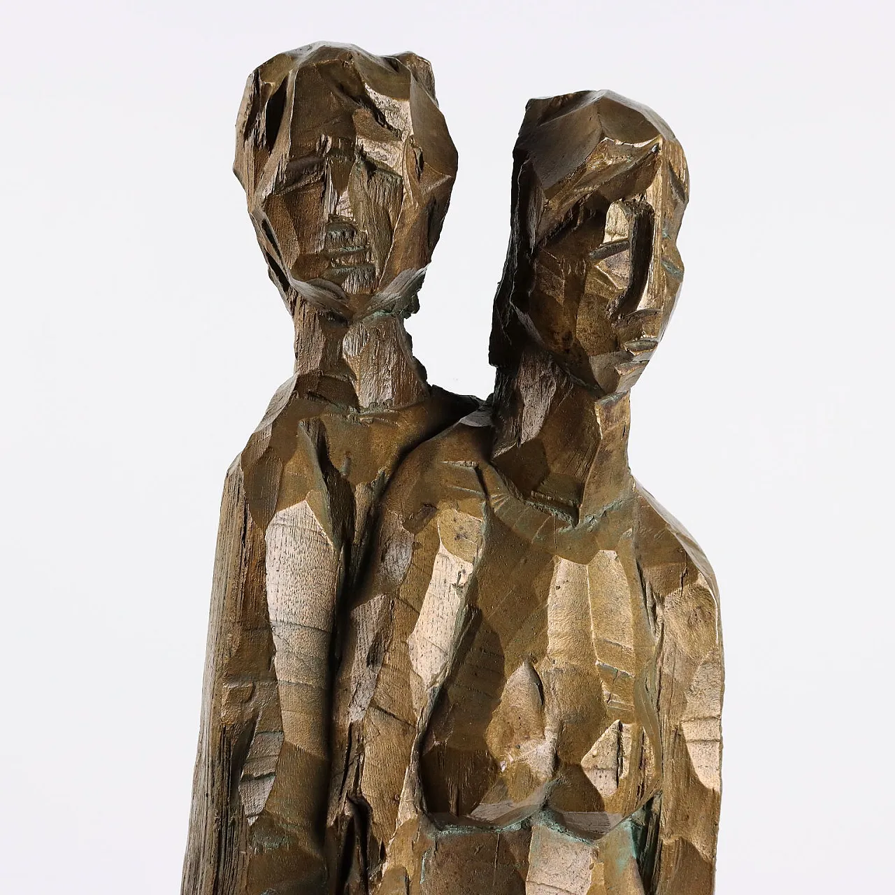 Piero Maggioni, famiglia, scultura in bronzo 4
