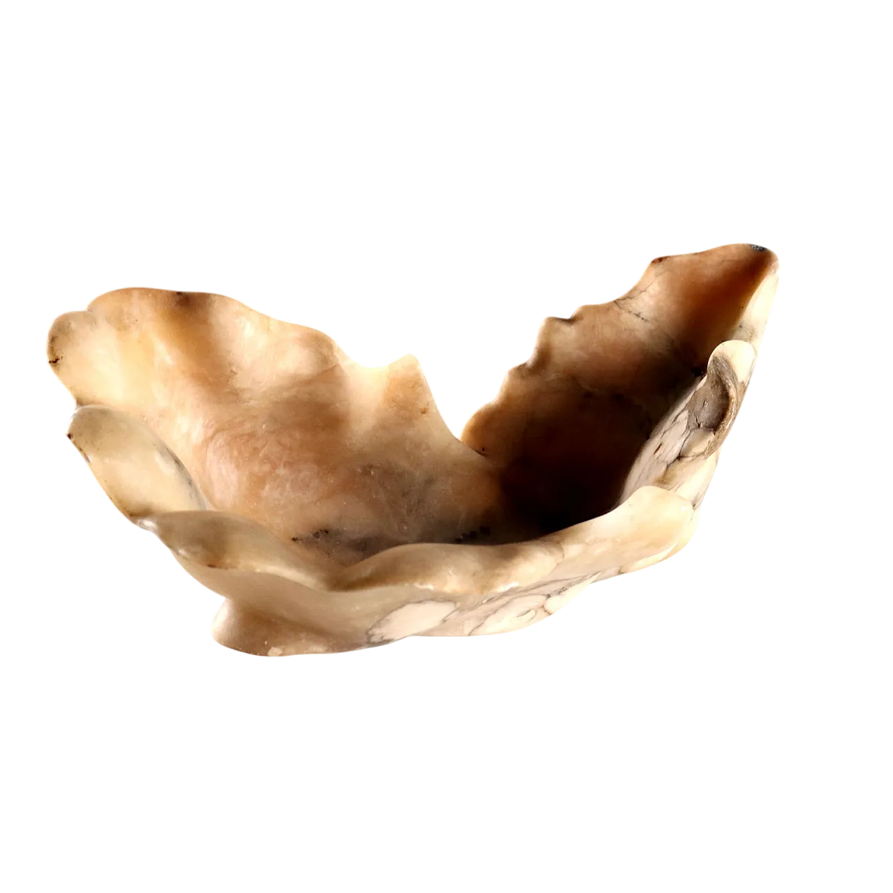 Centrotavola in alabastro a forma di conchiglia, '800 9