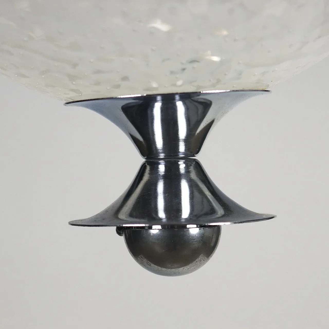 Group of three lamps in metal and glass, 1960s 5