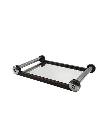 Art Deco Wood MirrorD Tray, France 1930S