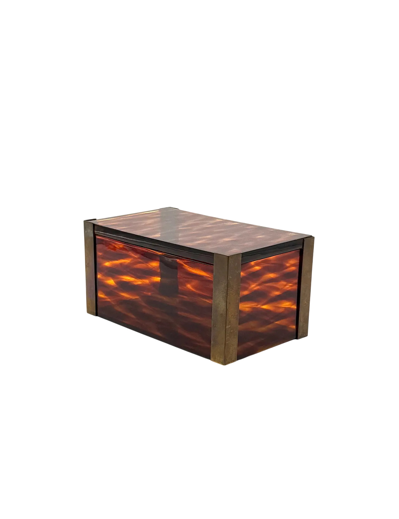 Modern lighting junction and Mid-Century brass, Italy 1970 9