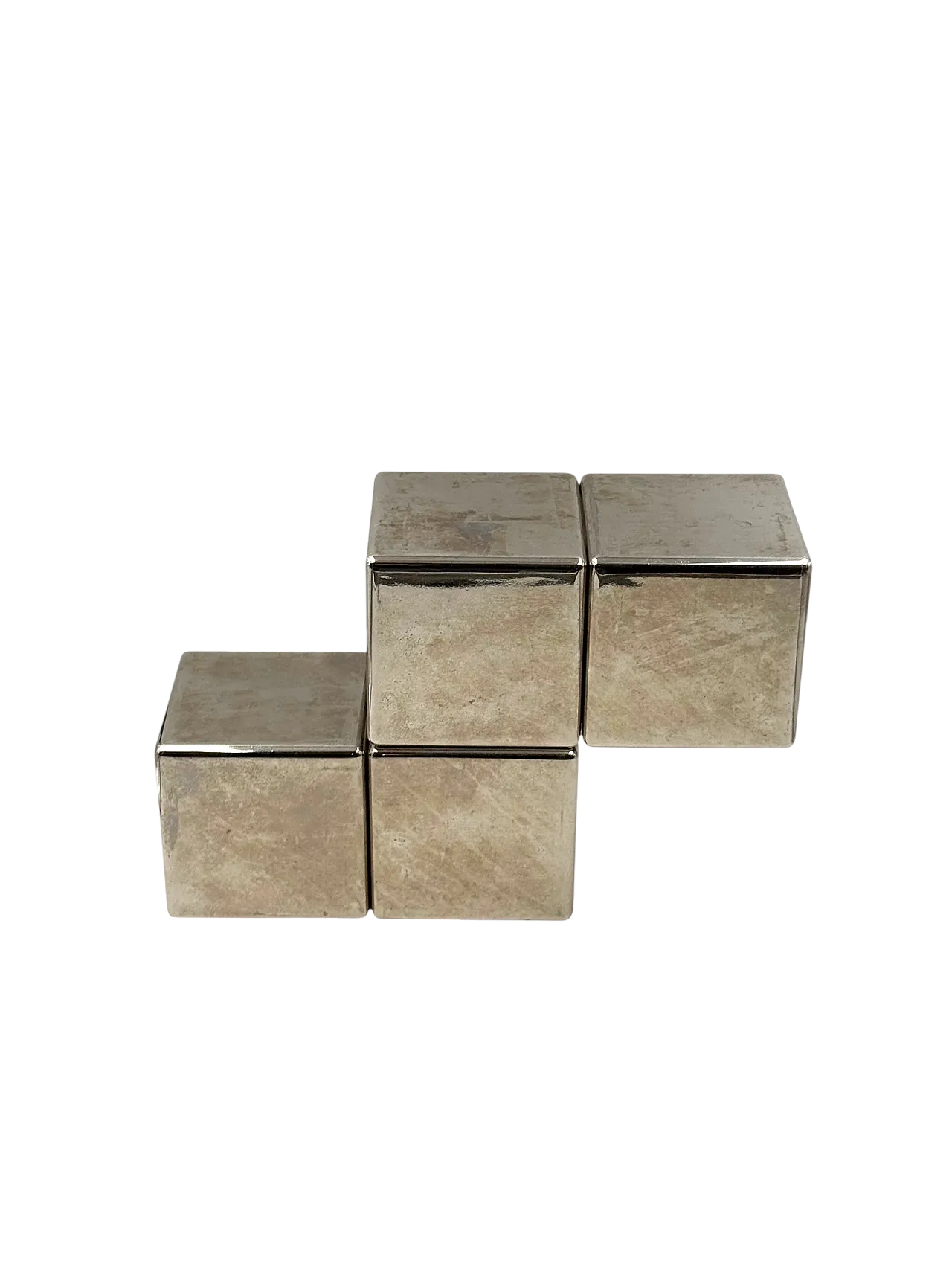 Postmodern steel sculpture depicting Tetris, 80s 15