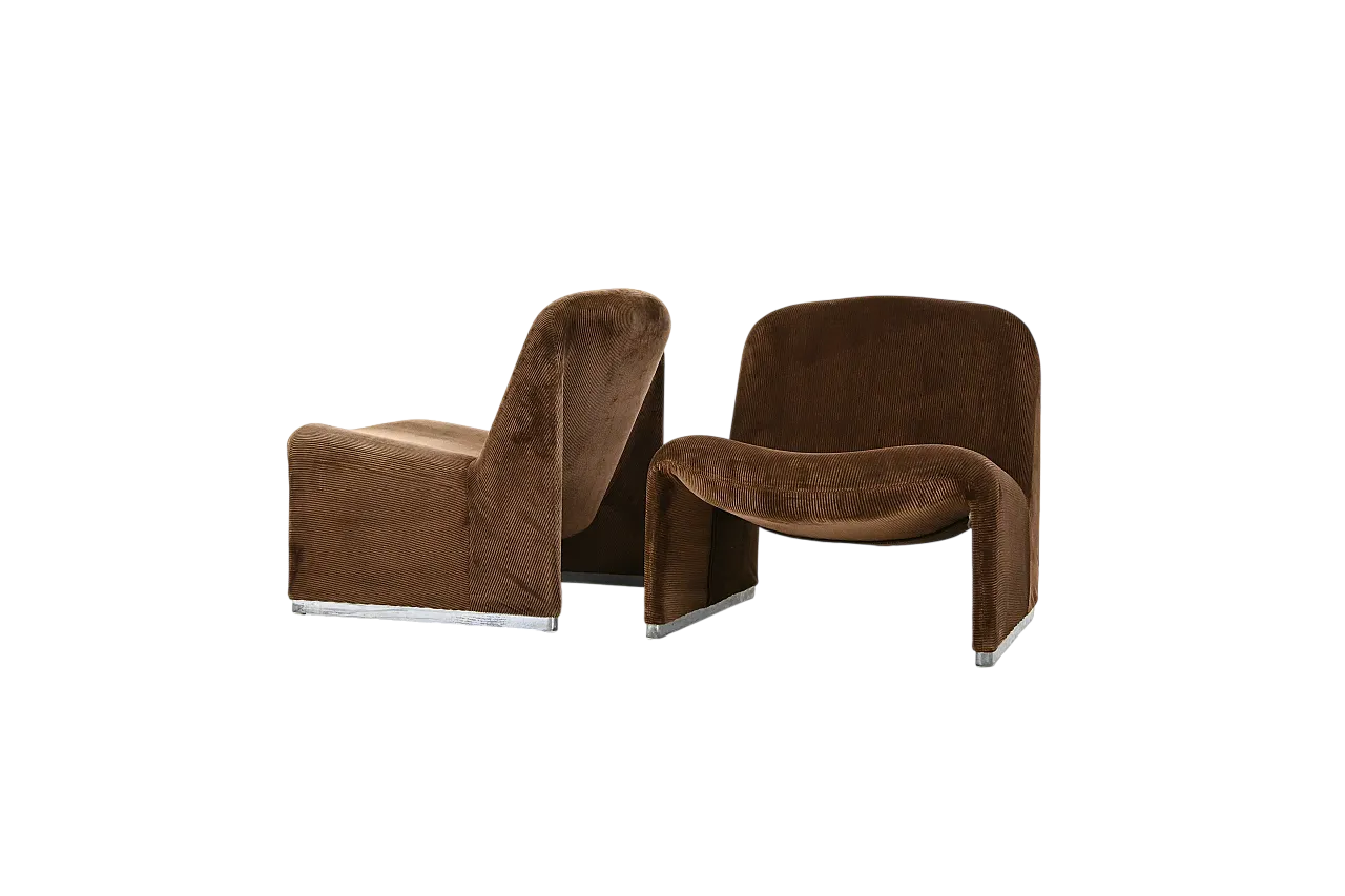 Coppia di sedie di alky di G. piretti per Anonima Castelli, 70s 12