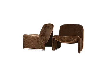 Coppia di sedie di alky di G. piretti per Anonima Castelli, 70s