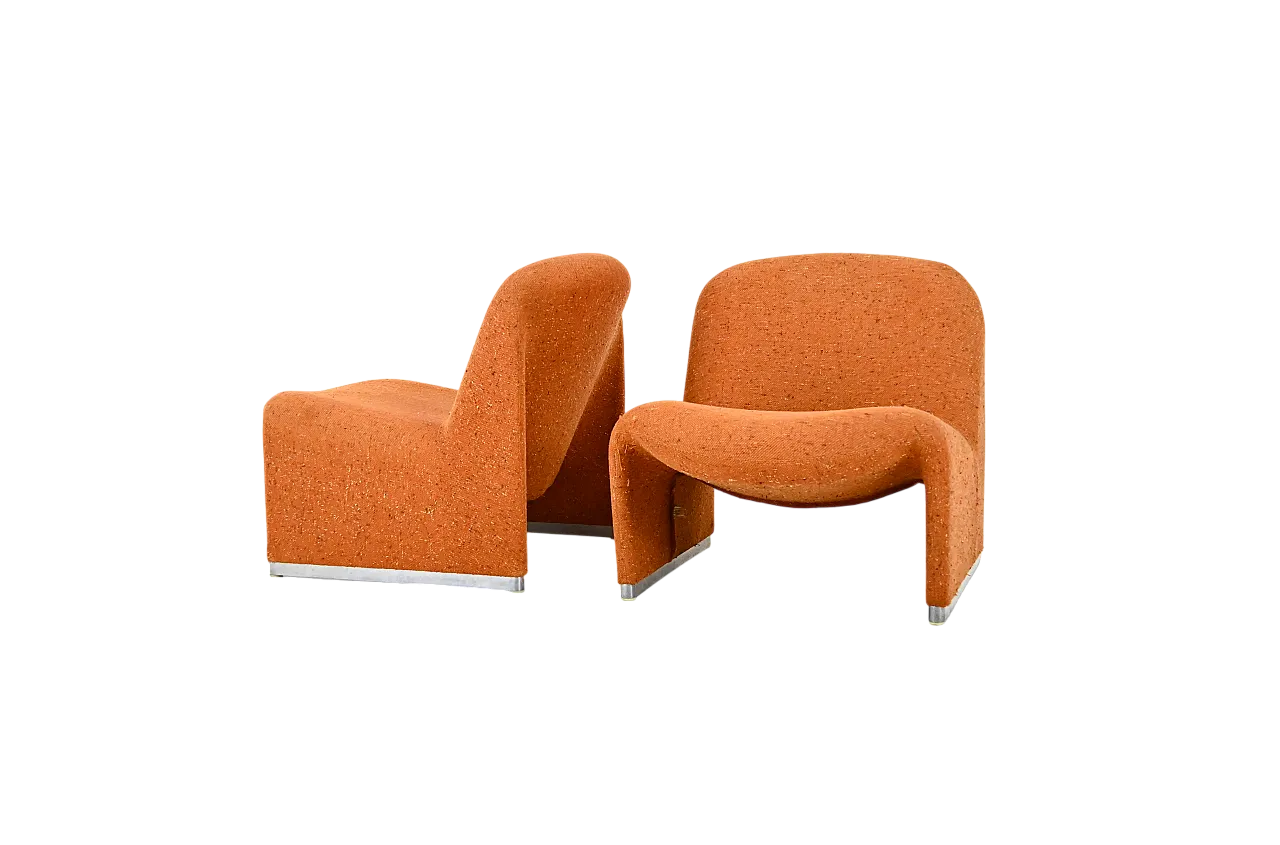 Coppia di sedie di alky di G.pretti per Anonima Castelli, anni '70 14