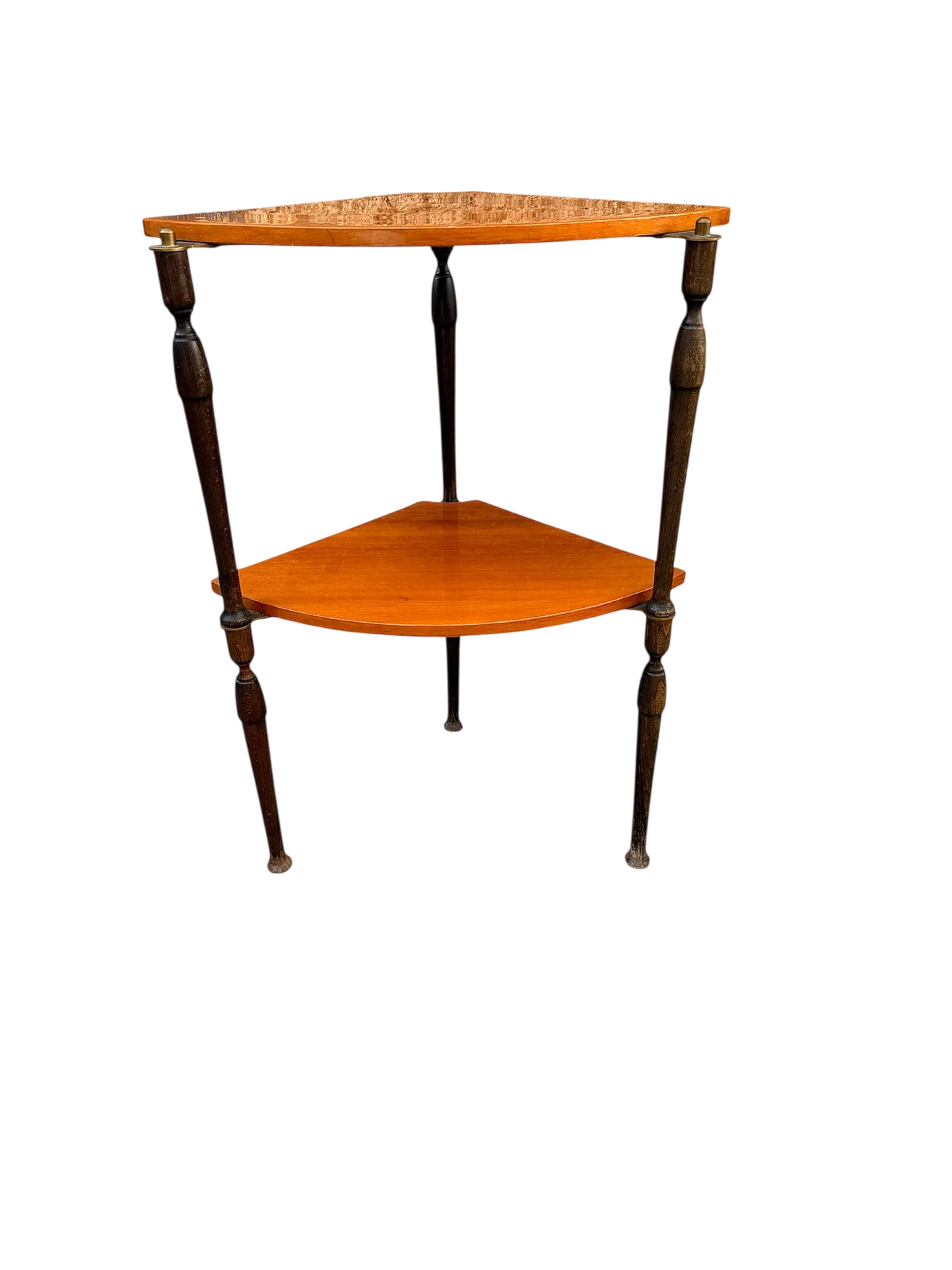 Angular walnut shelf, 60s 9