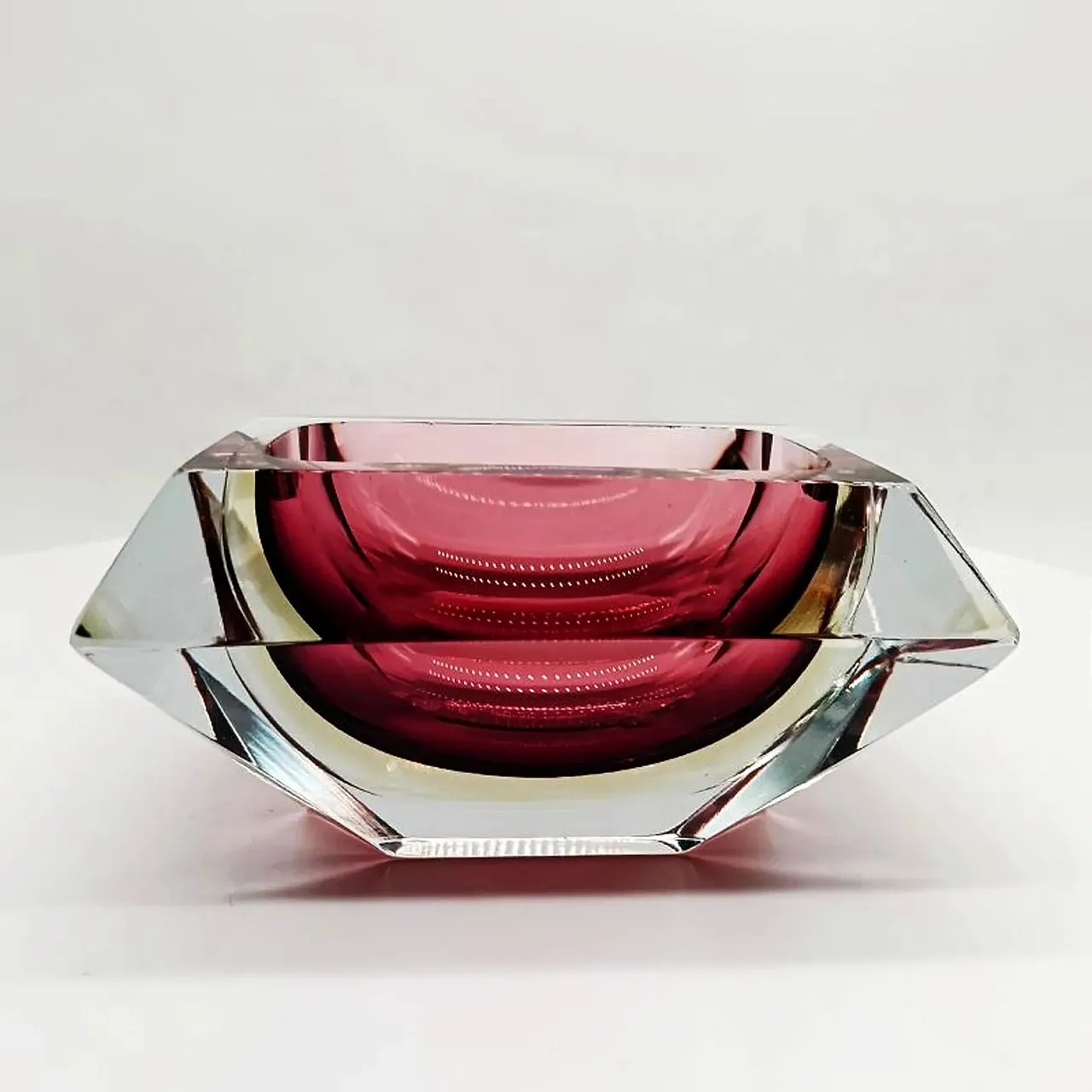 Posacenere in vetro di Murano di Flavio Poli per Seguso, anni '60 1