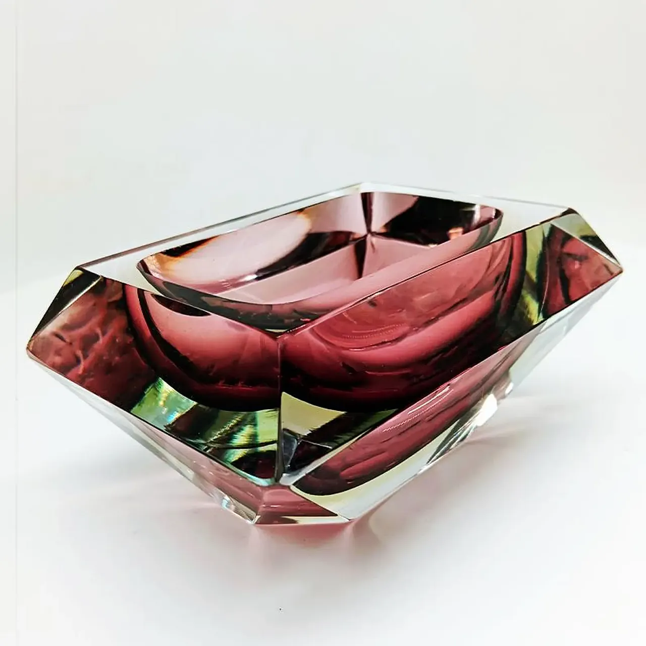 Posacenere in vetro di Murano di Flavio Poli per Seguso, anni '60 2