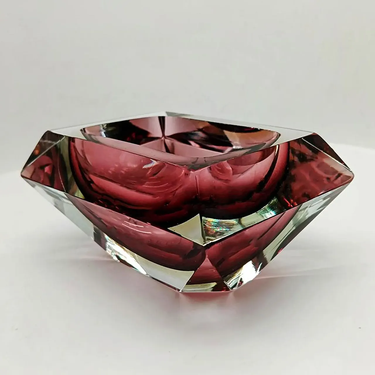 Posacenere in vetro di Murano di Flavio Poli per Seguso, anni '60 4