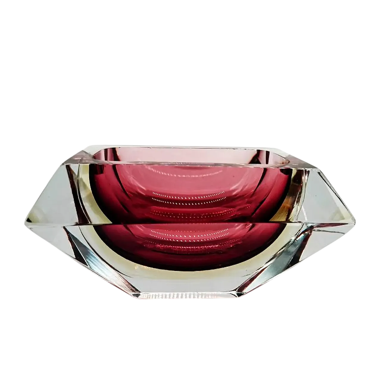 Posacenere in vetro di Murano di Flavio Poli per Seguso, anni '60 9