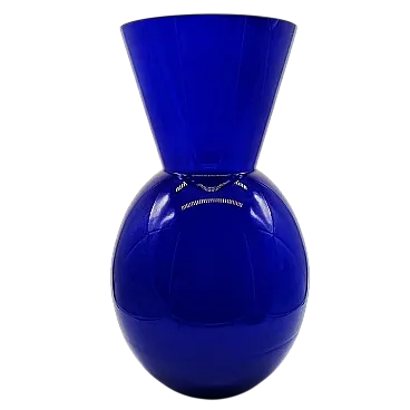Murano glass cracked vase, 70s