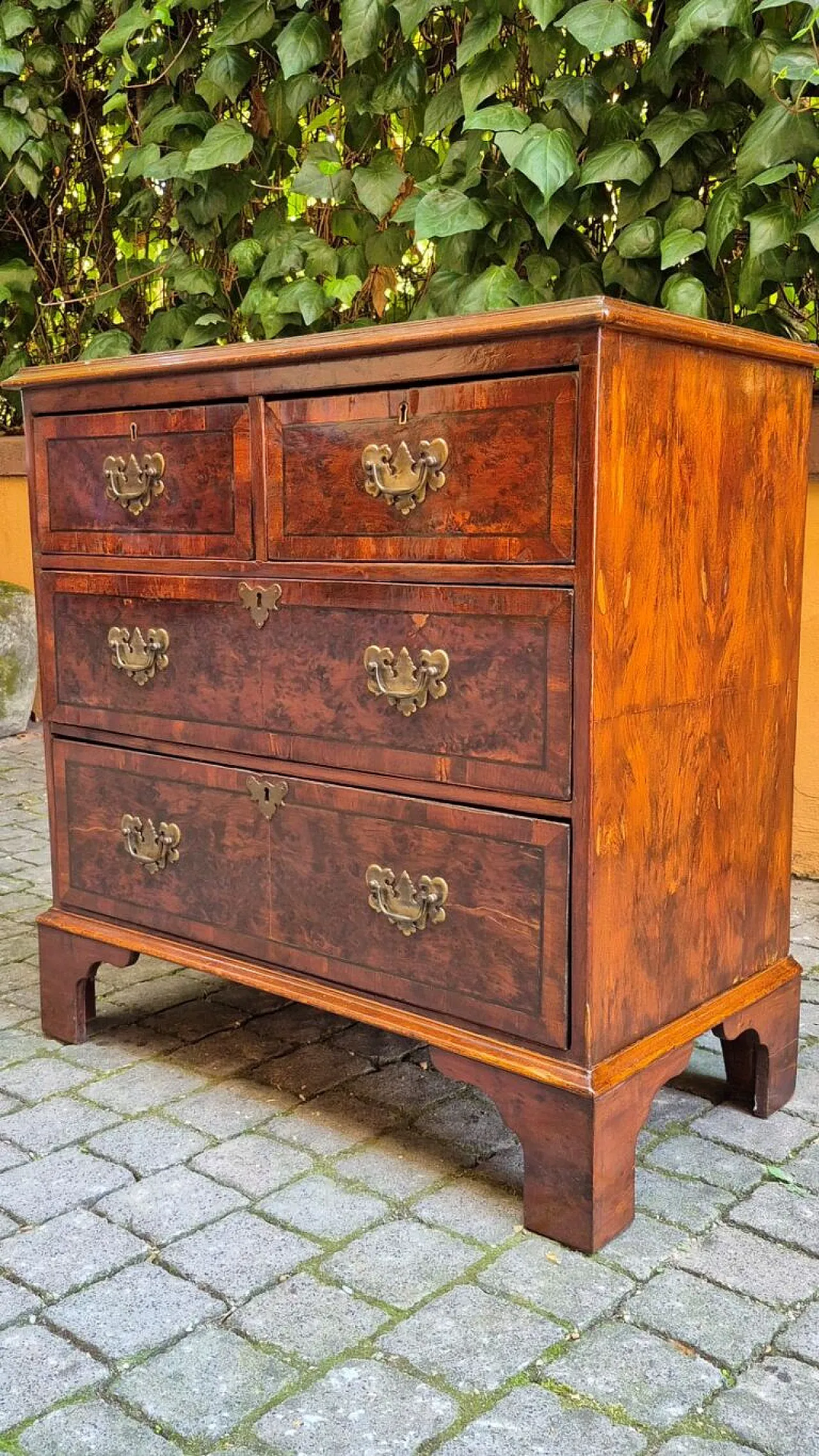 Placoned dresser in walnut wood and cherry, 19th century 5