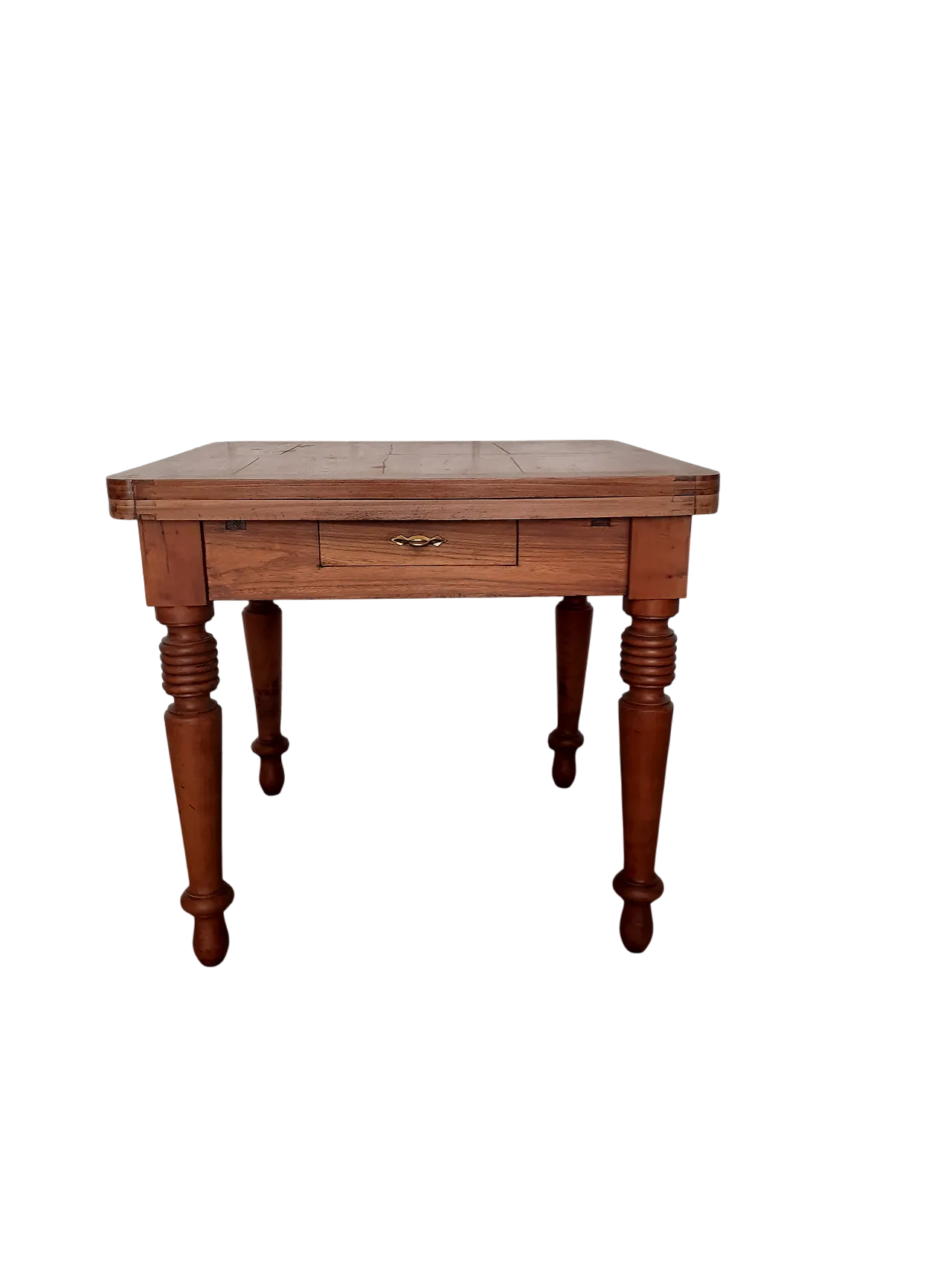 Rustic extensible wooden table, 1930s 16