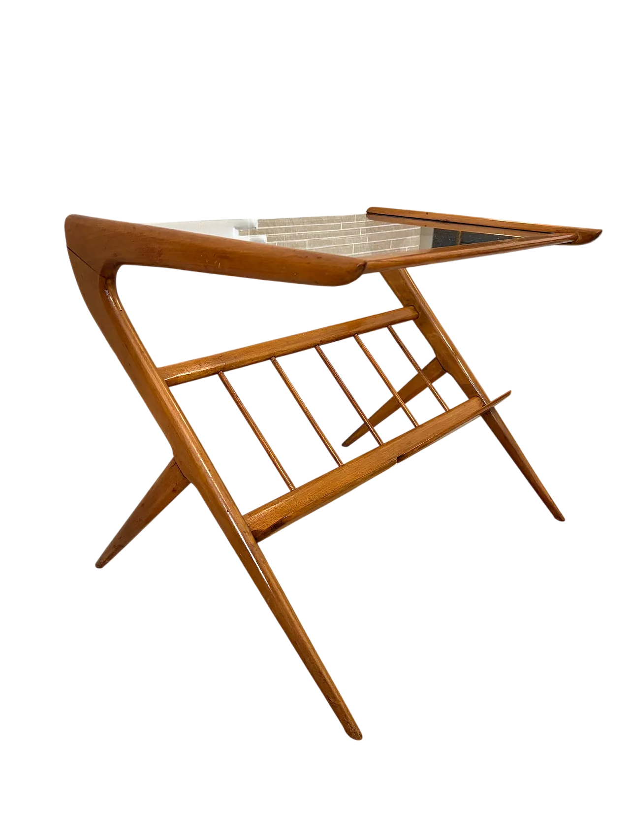 Tavolino portariviste in stile Ico Parisi, anni '60 14