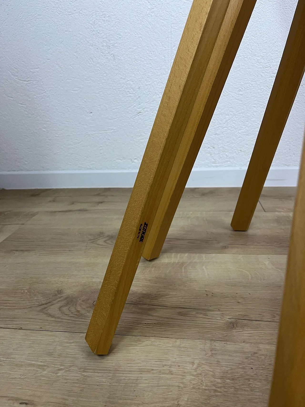 Sciangai clothhanger by Zanotta wood, 70s 8