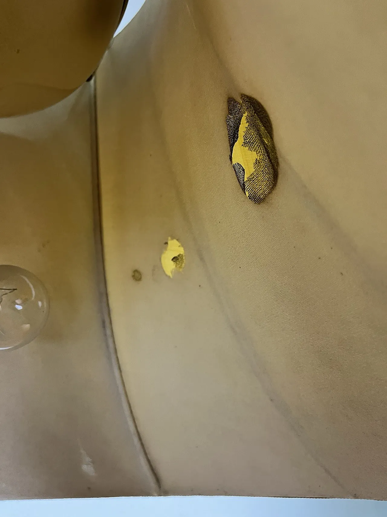 Ceramic and bamboo table lamp, 1970s 8