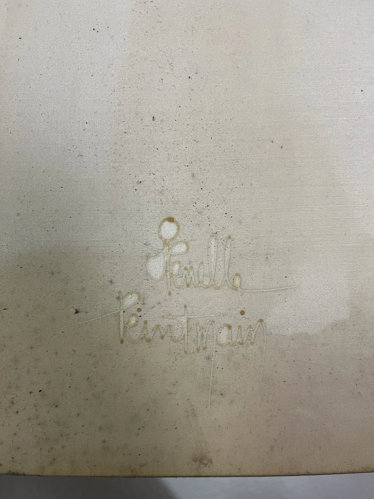 Hand painted silk panel, 1970s 11