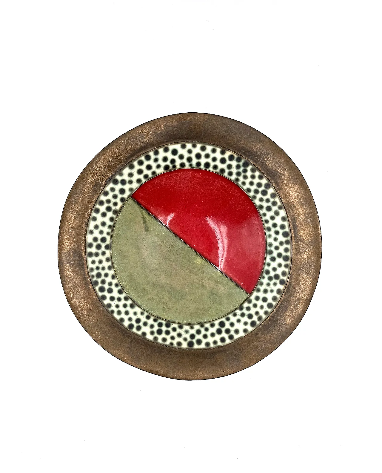 Mid-Century ceramic bowl, France's France 5