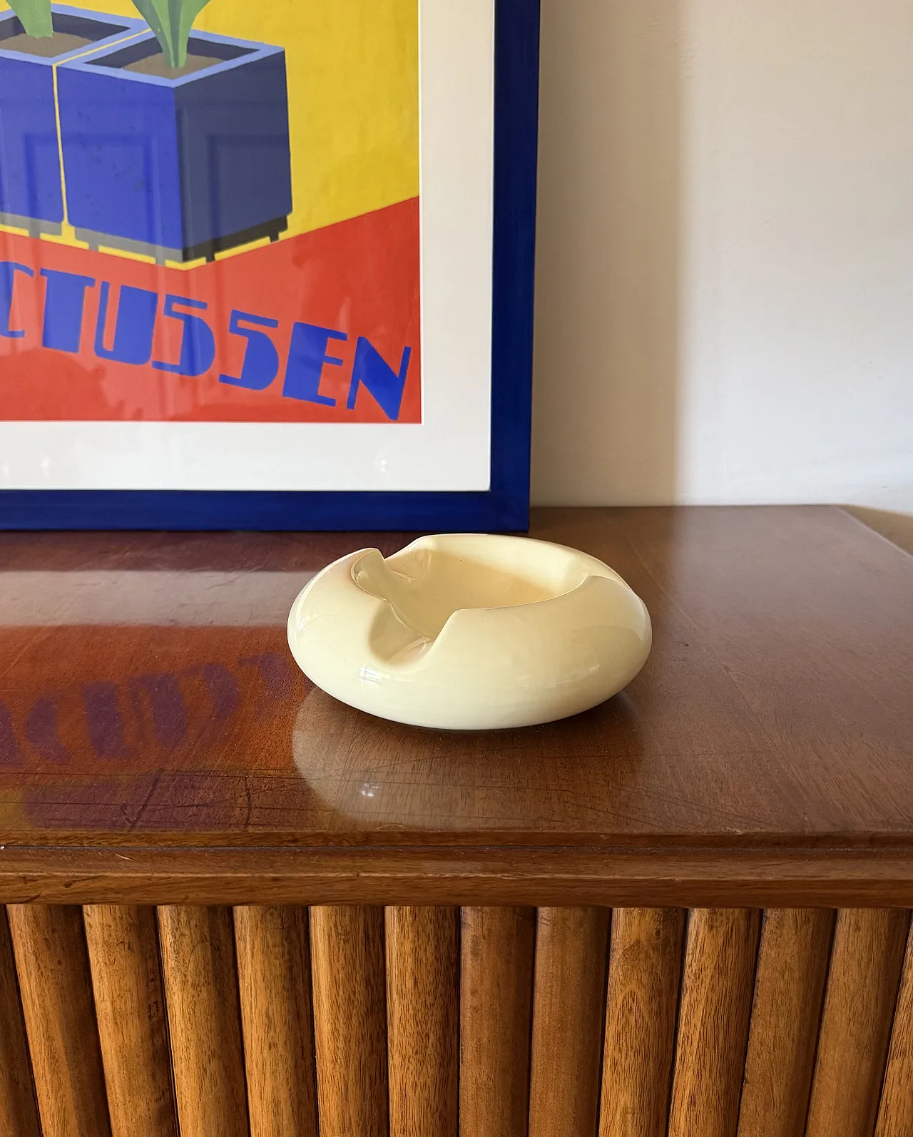 Space age cream ceramic Sicart, 1970 3