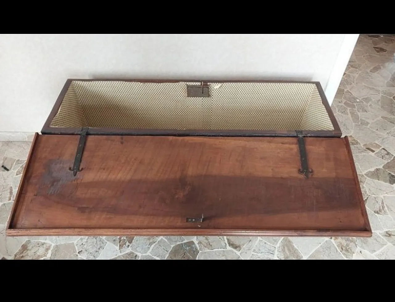 Cassapanca in legno, '900 3