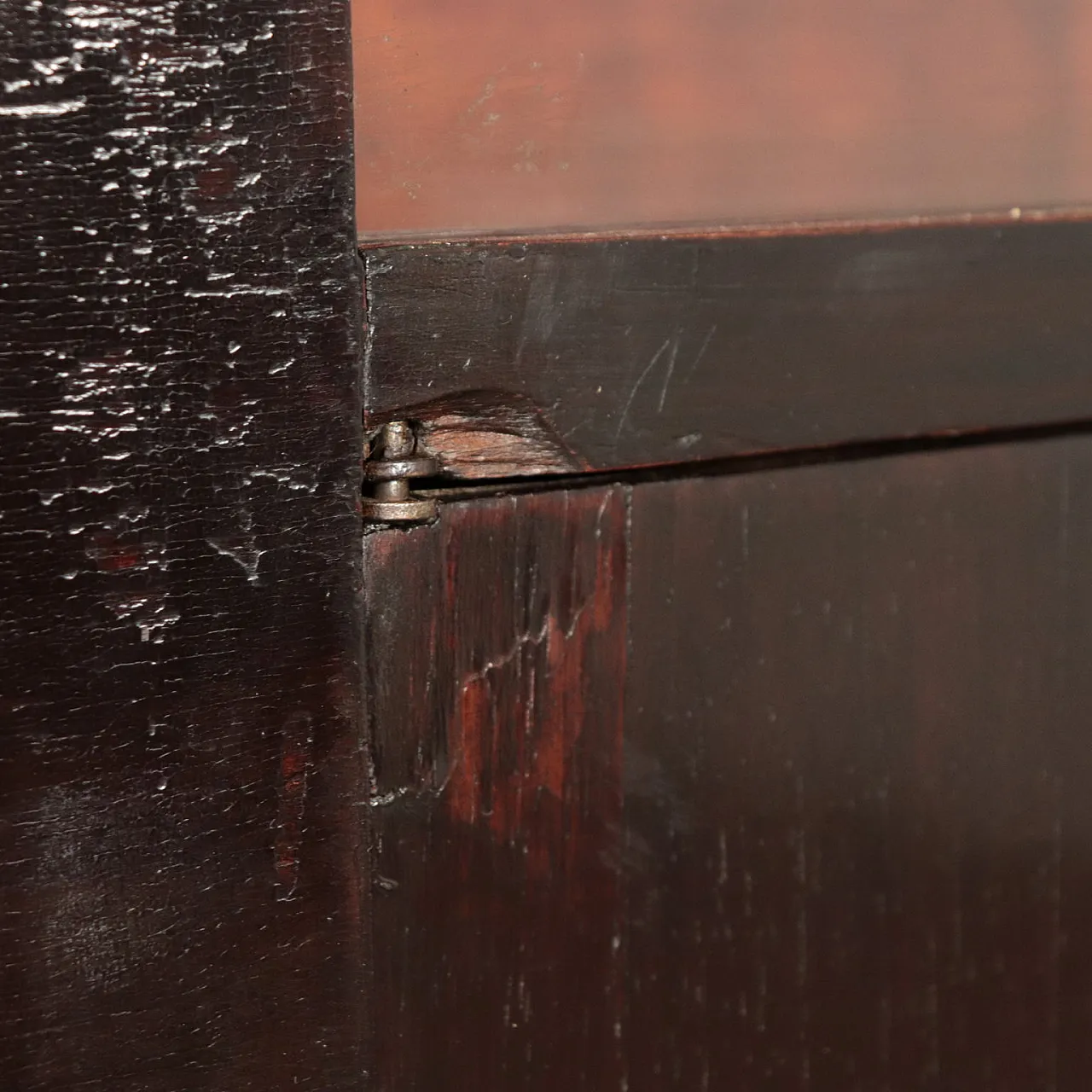 Mobile in legno impiallacciato e tinto ebano, anni '40 6