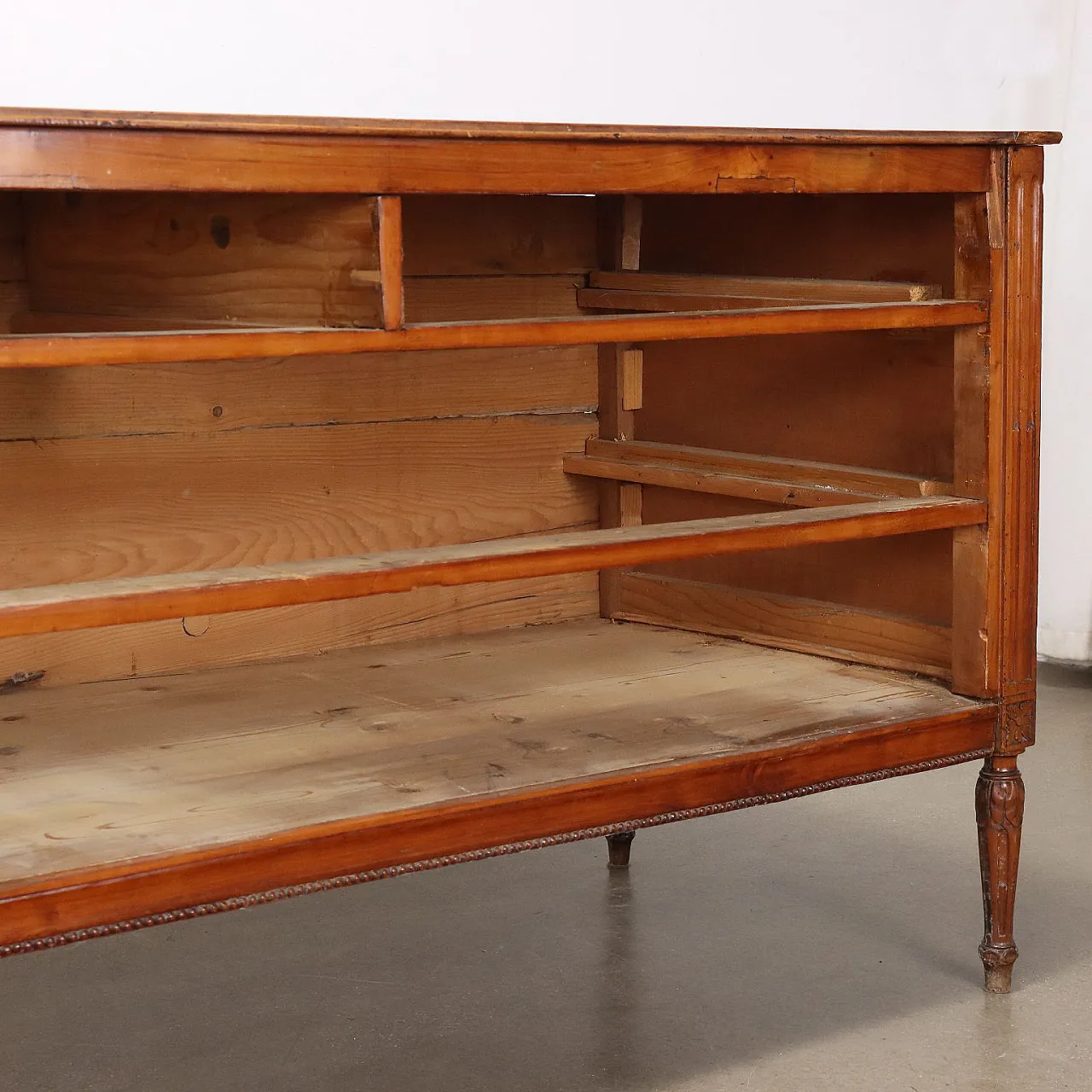 Cassettone neoclassico in ciliegio con 4 cassetti, '700 10