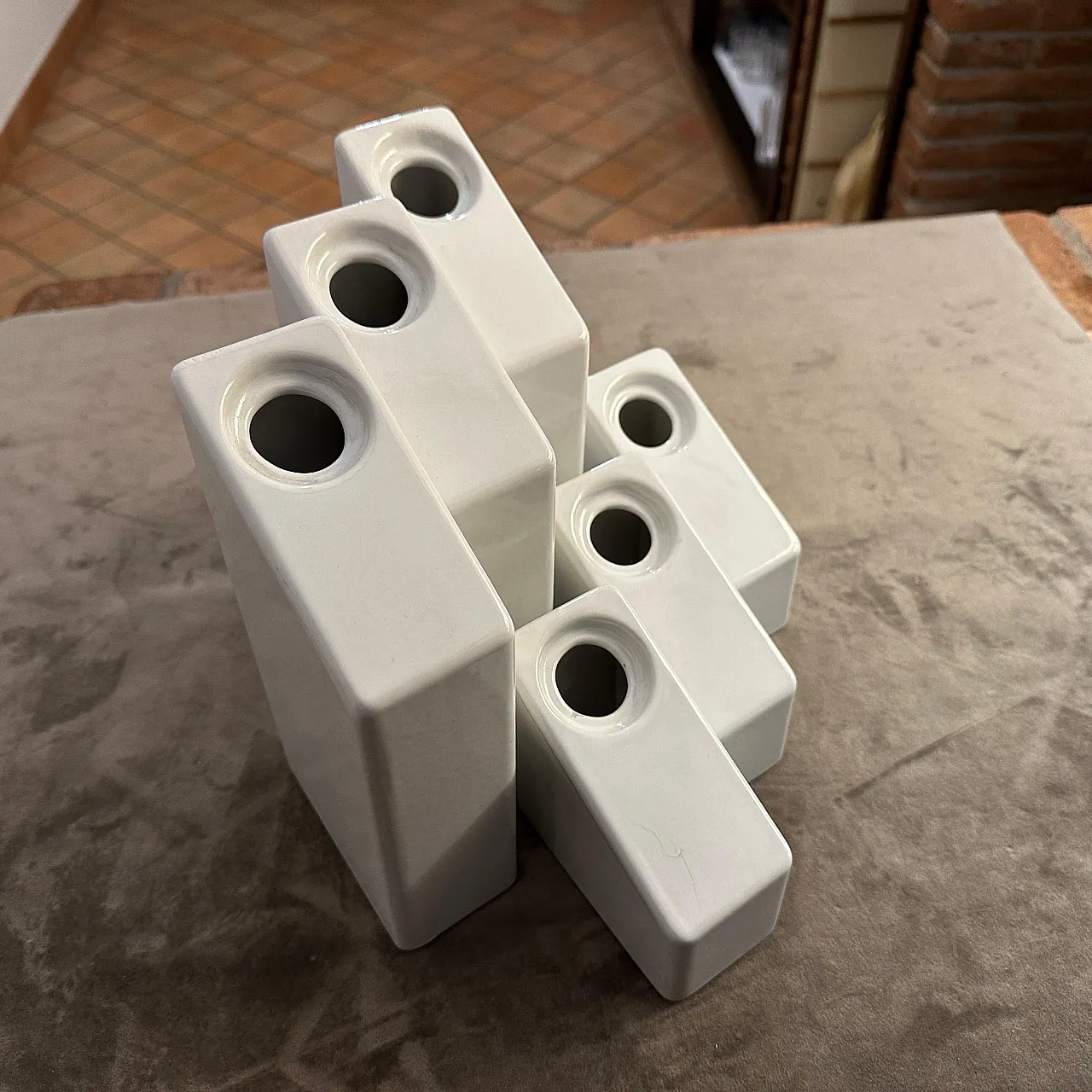 Coppia di vasi in ceramica di Enzo Bicchioli per Il Picchio, anni '70 3