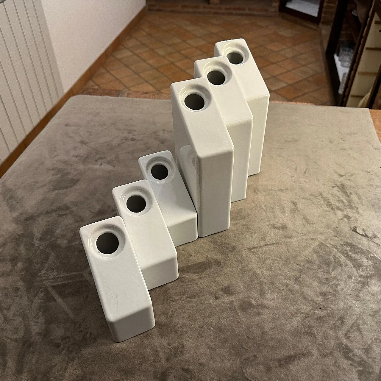 Coppia di vasi in ceramica di Enzo Bicchioli per Il Picchio, anni '70 5