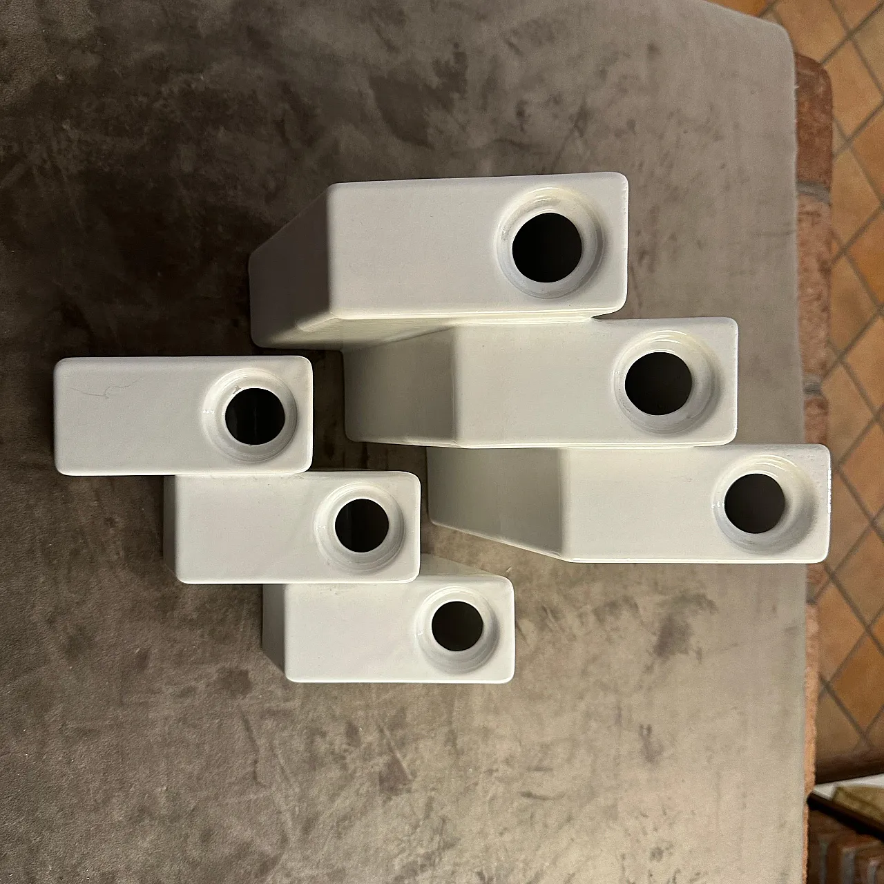 Coppia di vasi in ceramica di Enzo Bicchioli per Il Picchio, anni '70 6