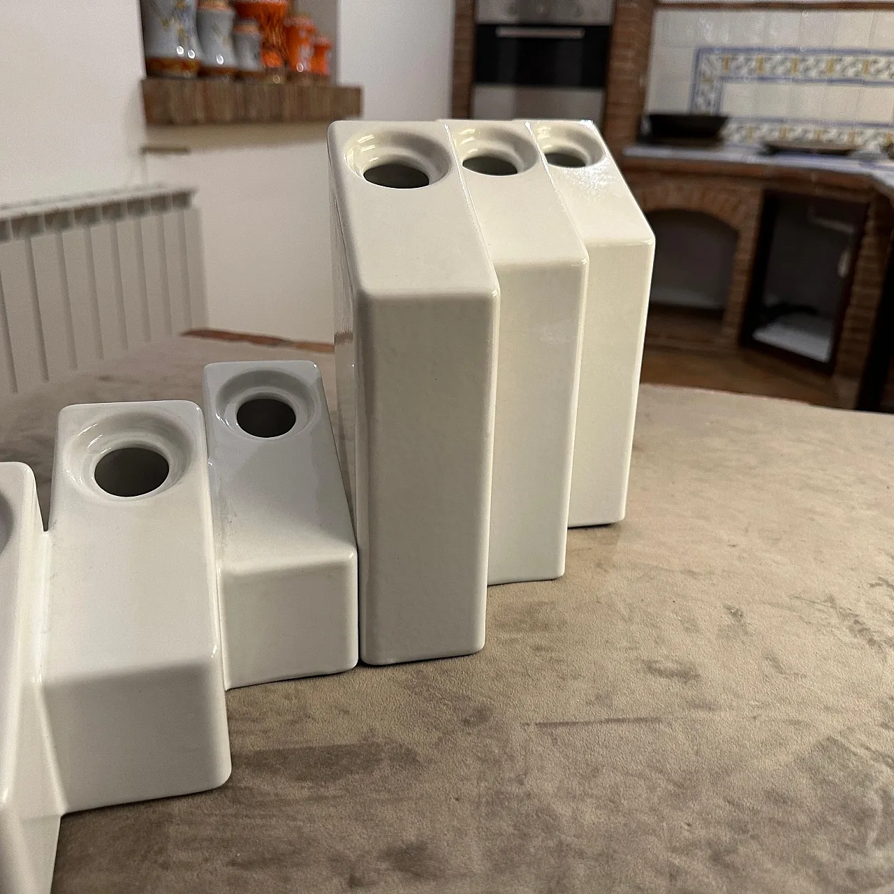 Coppia di vasi in ceramica di Enzo Bicchioli per Il Picchio, anni '70 7