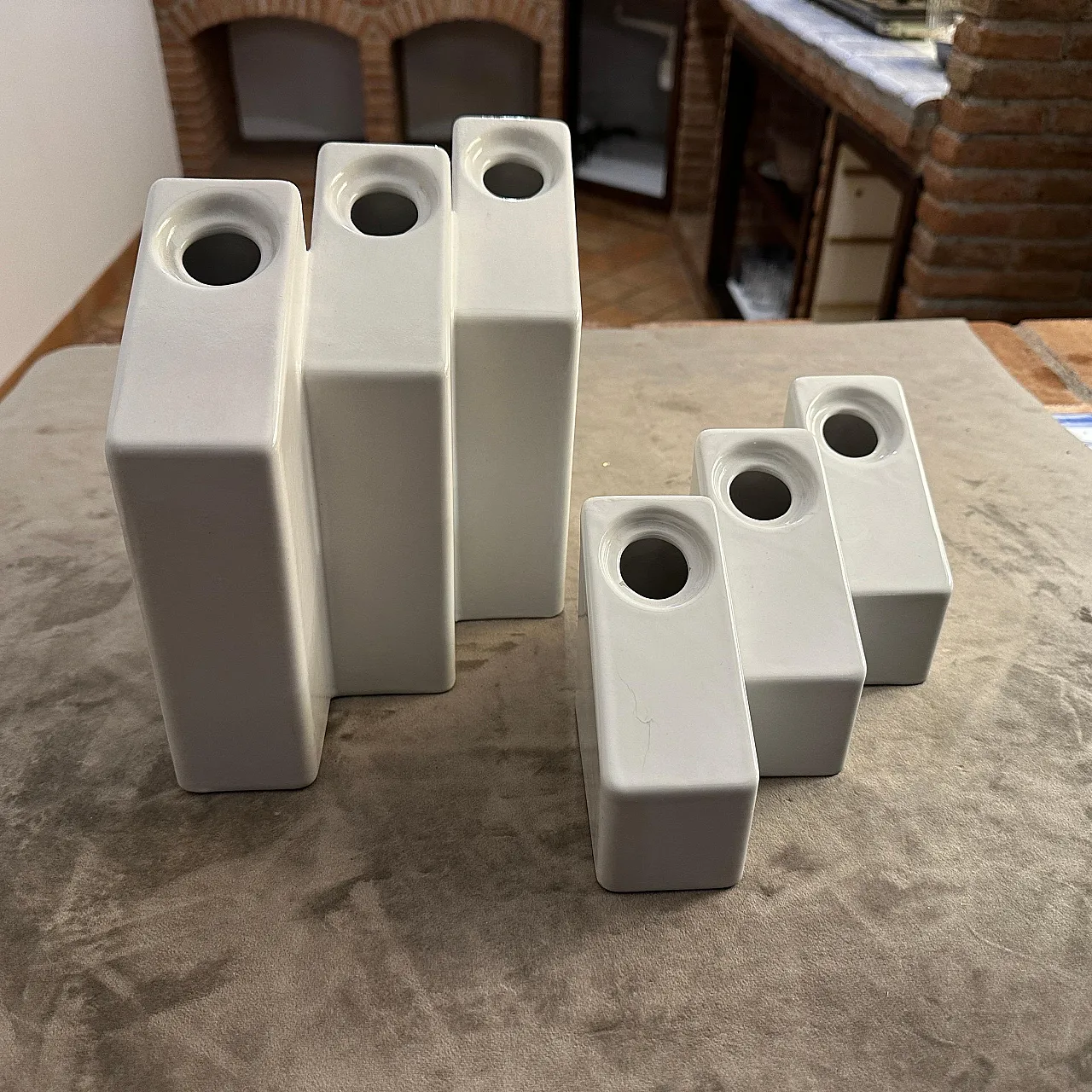 Coppia di vasi in ceramica di Enzo Bicchioli per Il Picchio, anni '70 9