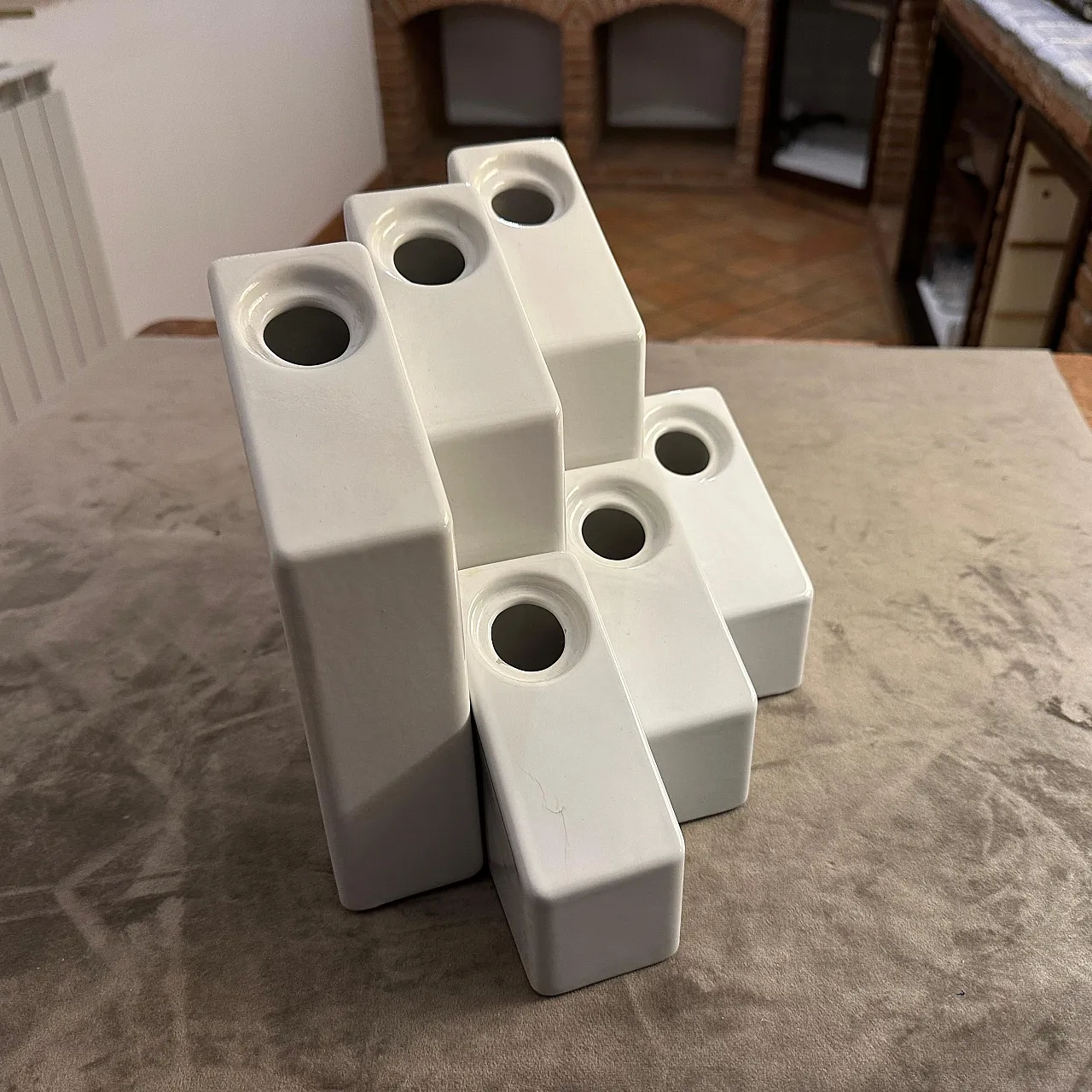 Coppia di vasi in ceramica di Enzo Bicchioli per Il Picchio, anni '70 10