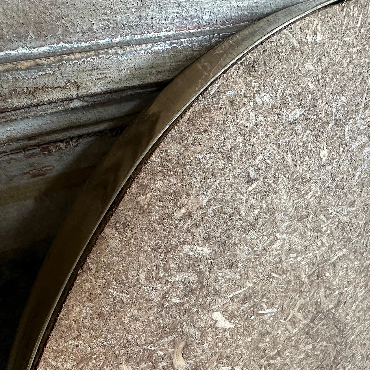 Specchio da parete ovale in ottone di Giò Ponti, anni '60 5