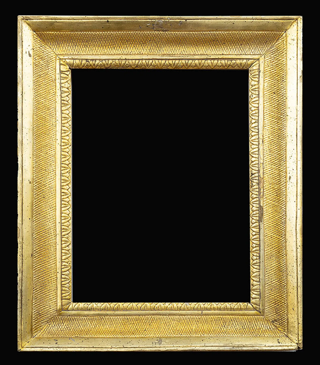 Napoleon III Empire frame in gilded and carved wood, 19th century 1