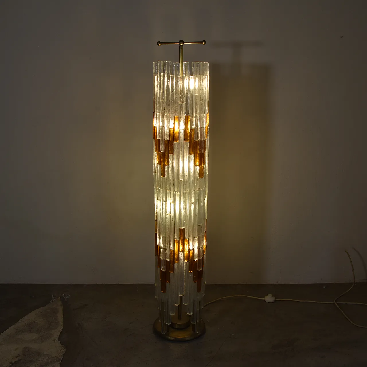 Albano Poli Murano glass lamp for Poliarte, 1960s 1381549