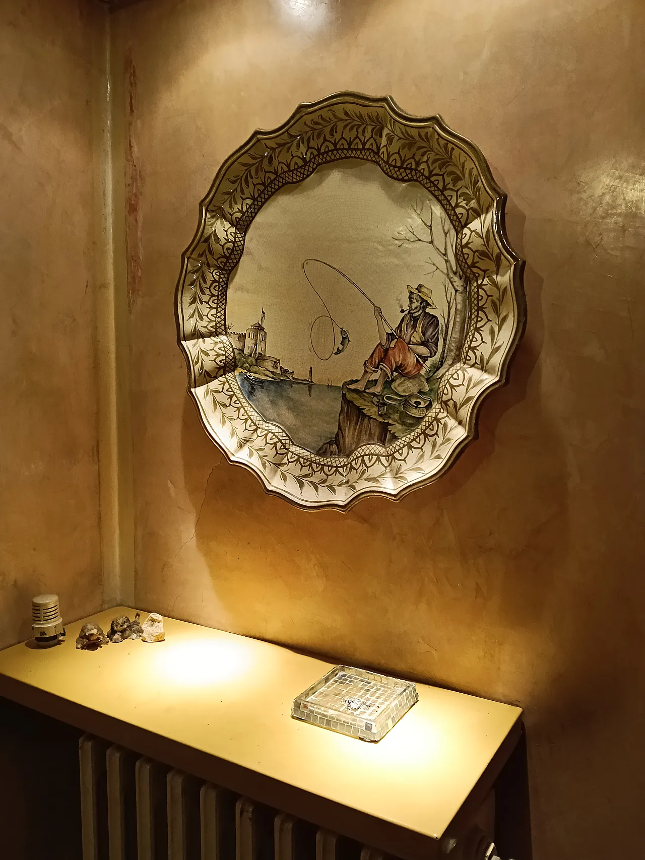 Grande piatto ceramica Vecchia Bassano, anni '60 1