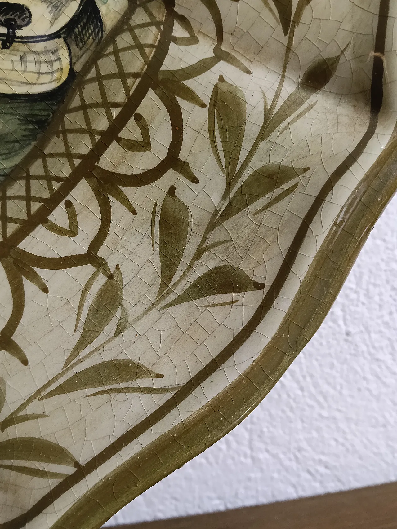 Grande piatto ceramica Vecchia Bassano, anni '60 7