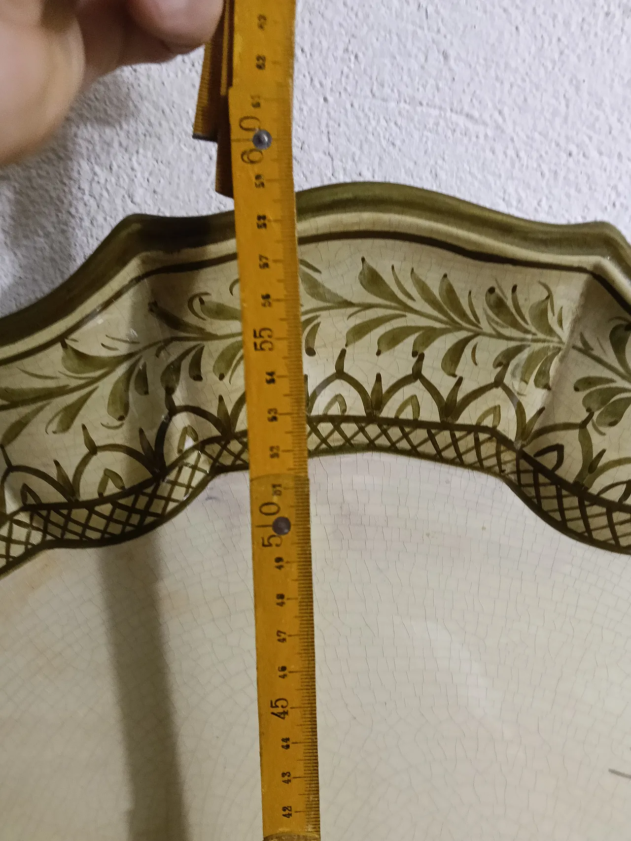 Grande piatto ceramica Vecchia Bassano, anni '60 10
